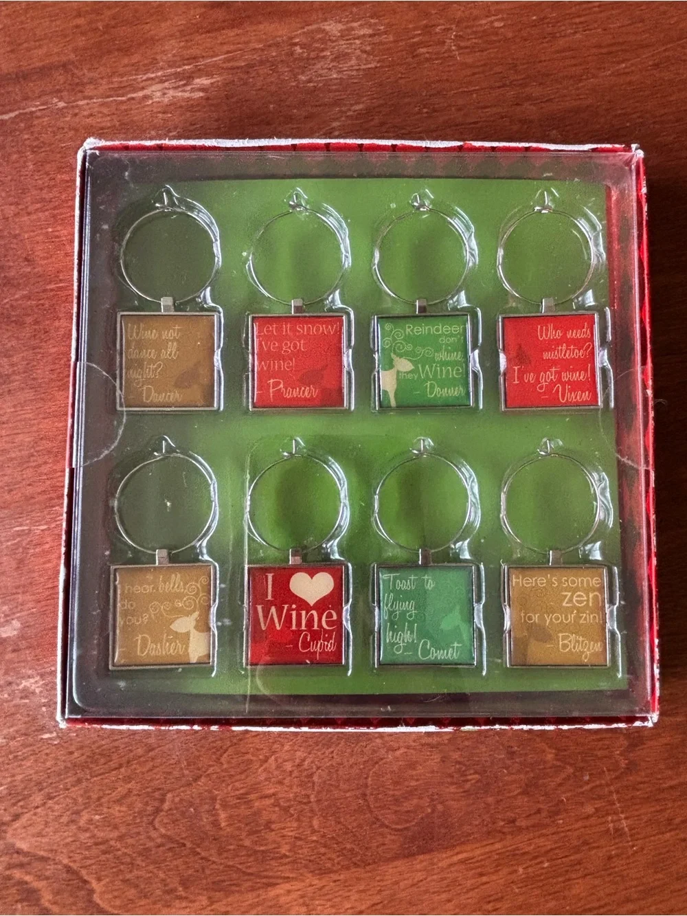 2/$20 Wine Charms set of 8 NWT